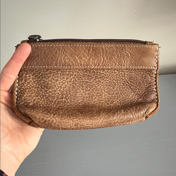 Roots Tan Leather Wristlet - Picture 3 of 4